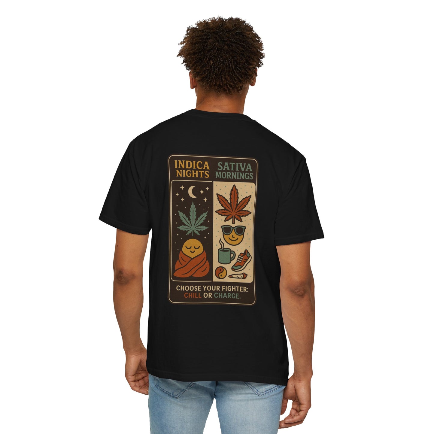 Cannabis-Themed Unisex T-Shirt, Funny Stoner Apparel, Select Your Strain Tee, Unique Gift for Weed Lovers, Chill Vibes, 420 Shirt