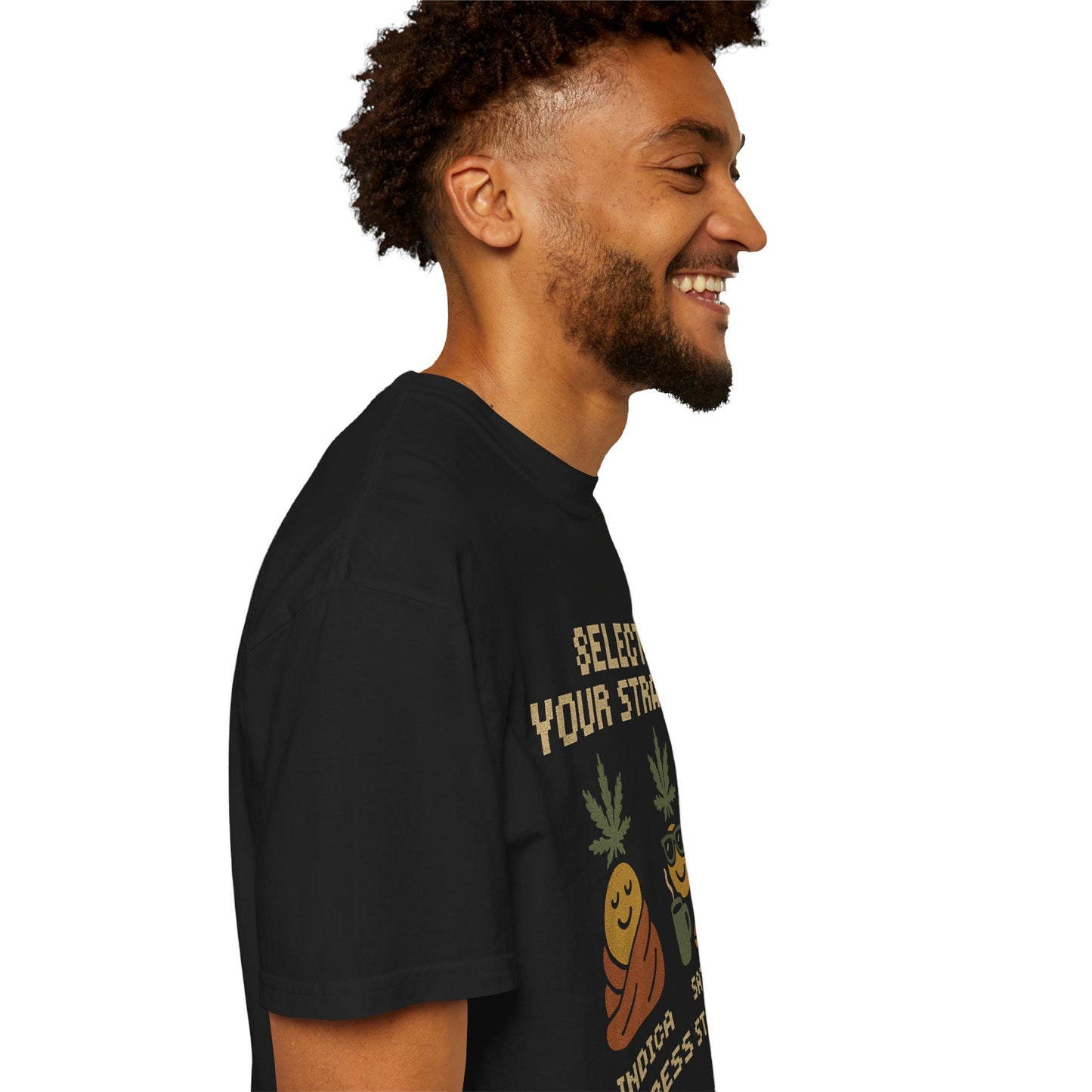 Cannabis-Themed Unisex T-Shirt, Funny Stoner Apparel, Select Your Strain Tee, Unique Gift for Weed Lovers, Chill Vibes, 420 Shirt