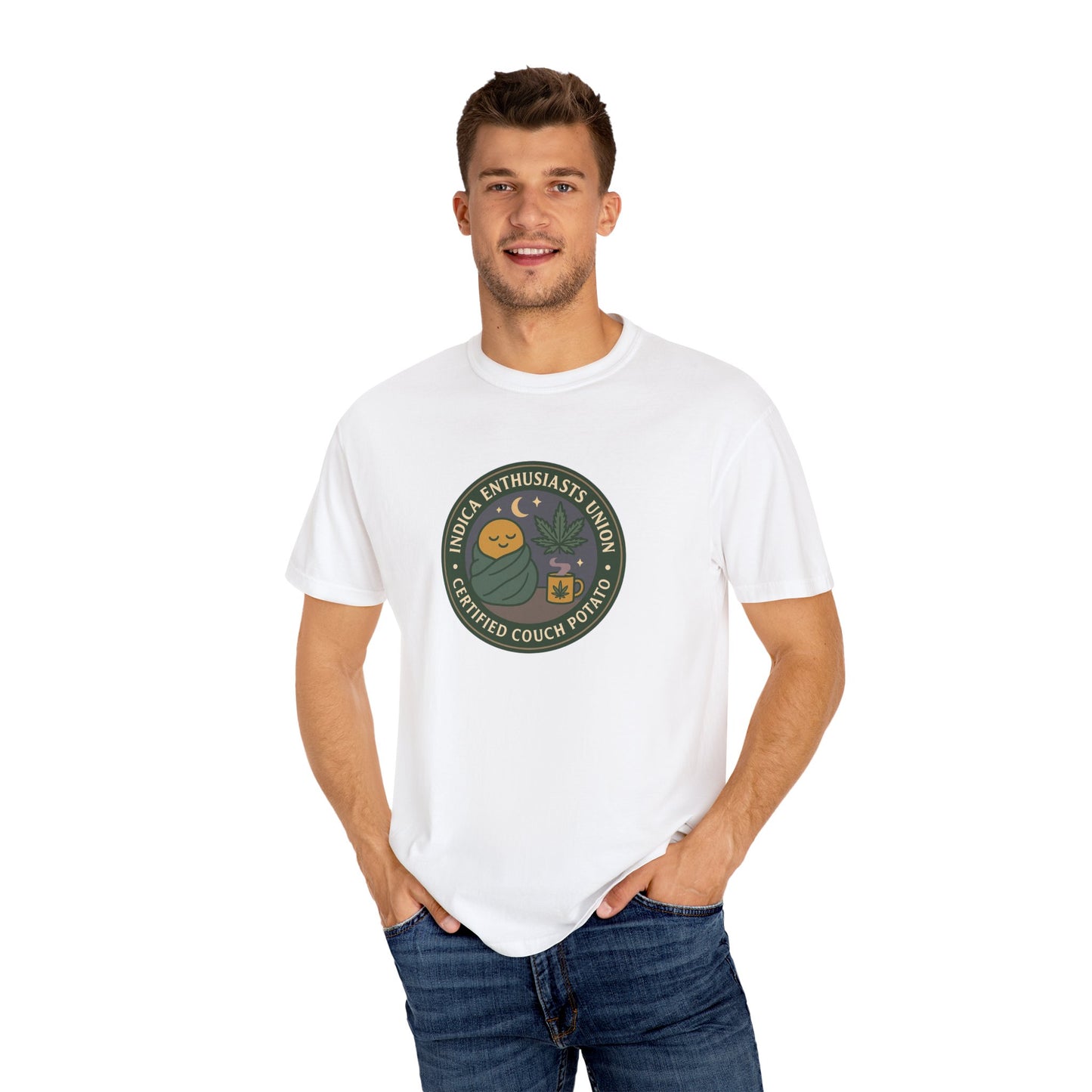 Certified Couch Potato T-Shirt, Relaxed Fit Tee for Homebodies, Perfect Gift for Plant Lovers and Casual Days