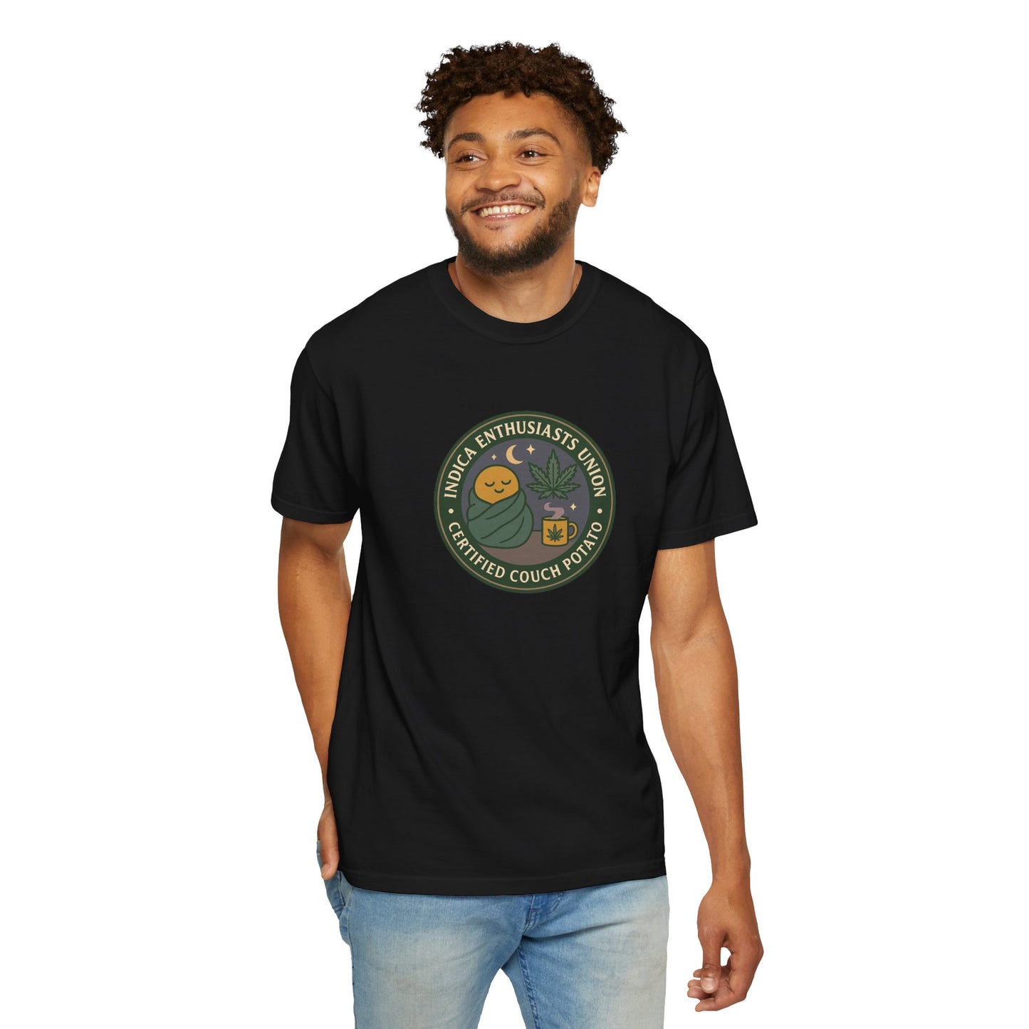 Certified Couch Potato T-Shirt, Relaxed Fit Tee for Homebodies, Perfect Gift for Plant Lovers and Casual Days